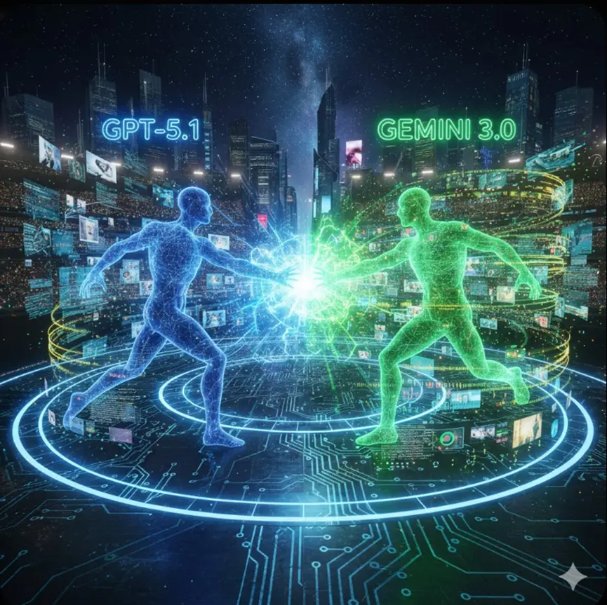 GPT-5.1 vs Gemini 3.0: Conceptual Next-Gen Intelligence Race