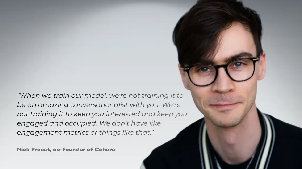 The Thoughts of Cohere Co-Founder Nick Frosst