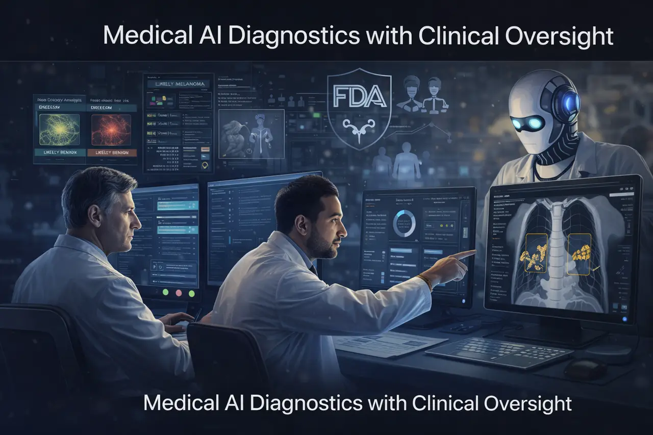 Medical AI diagnostics with Clinical Oversight Medical AI diagnostics with Clinical Oversight