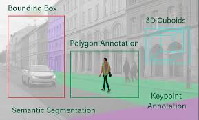 Keypoint and polygon annotation in a video frame