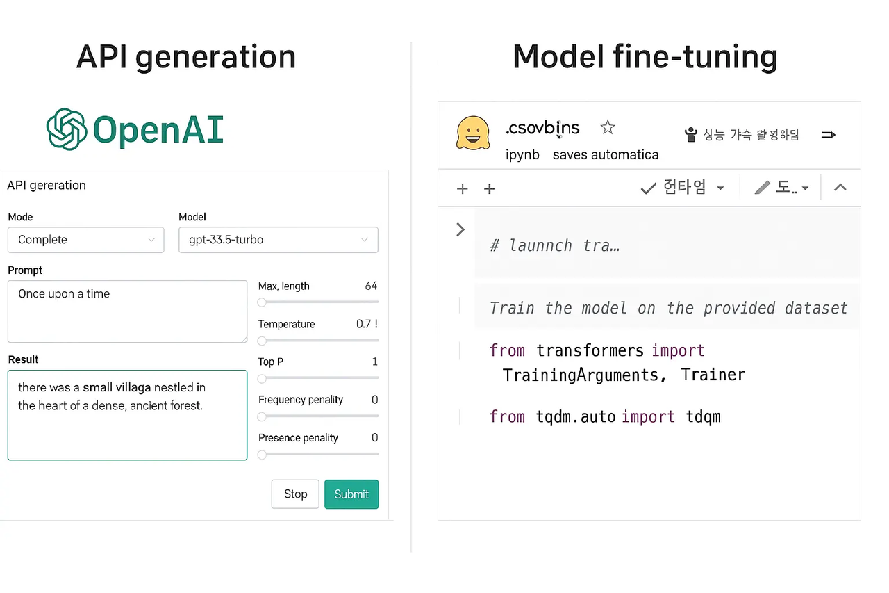 Scale with API generation or Model fine-tuning