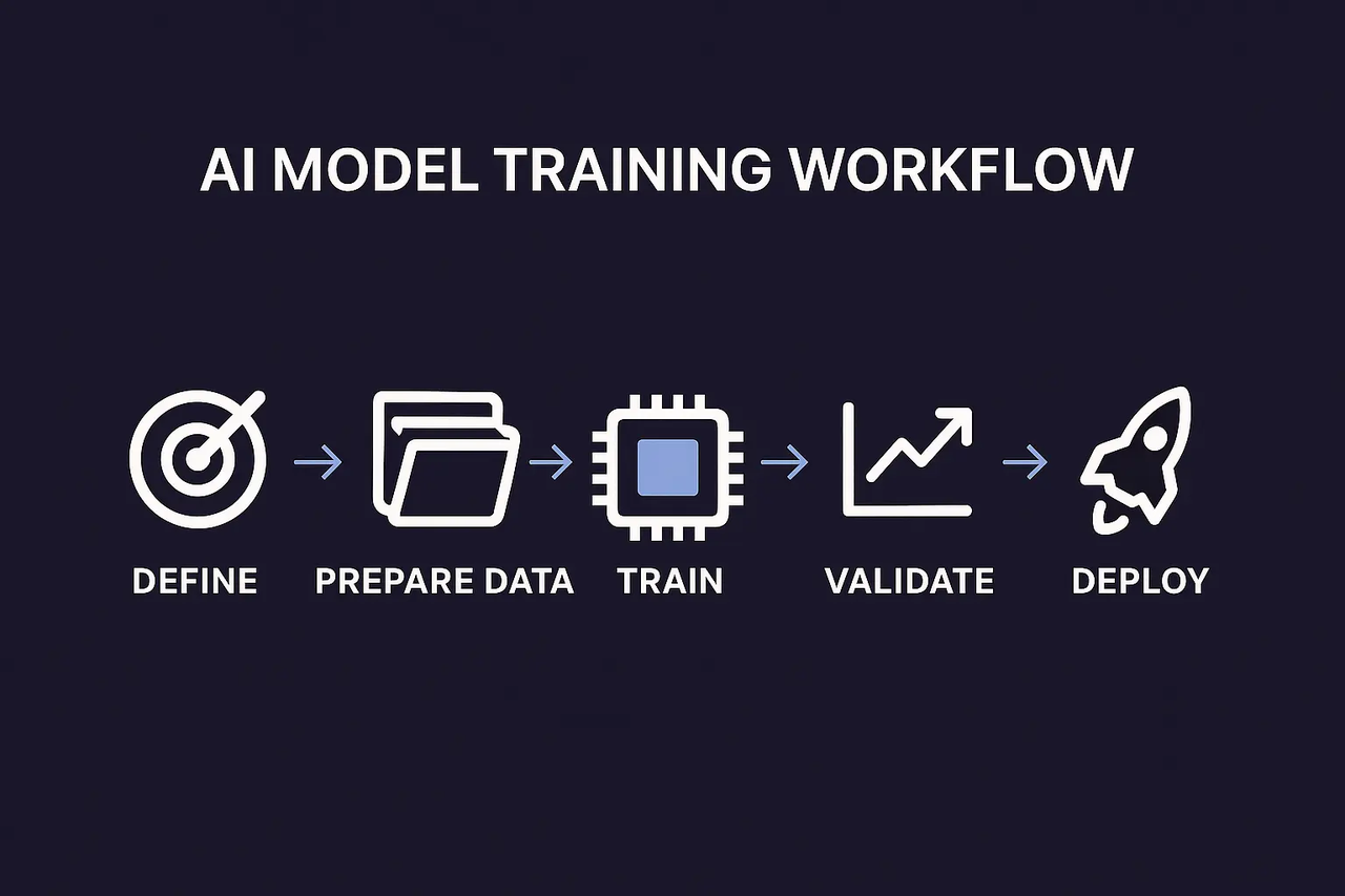 AI model training workflow AI model training workflow