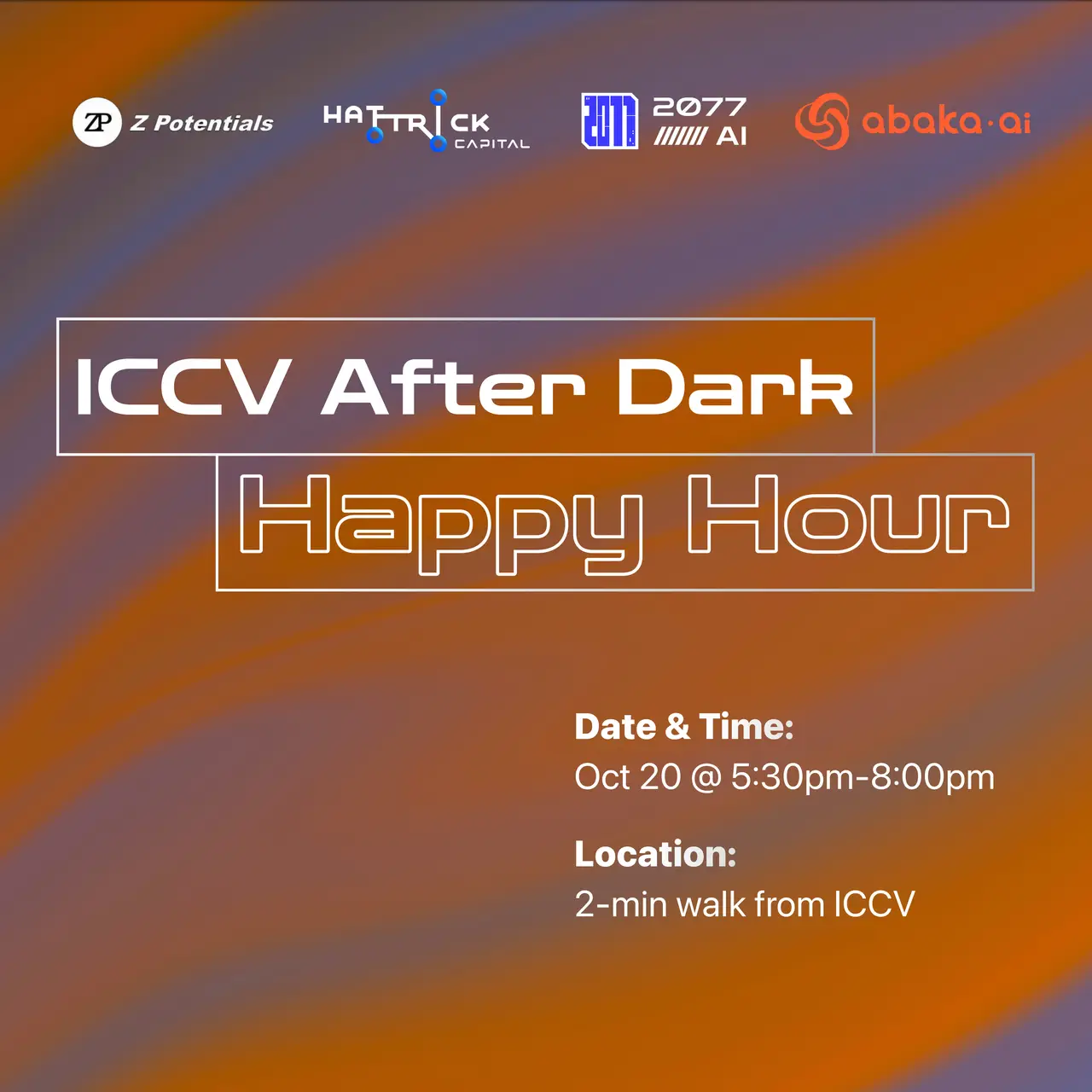 ICCV Afterparty ICCV Afterparty