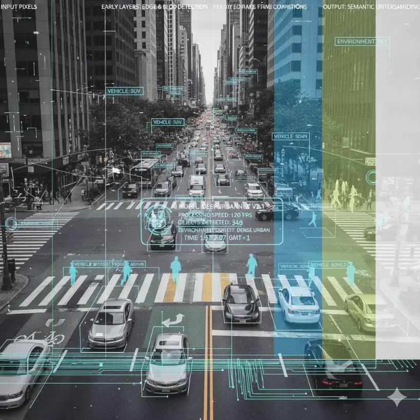 Visualization of deep neural network layers